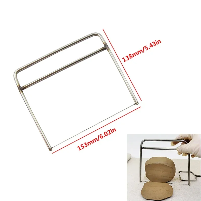 Stainless Steel U-shaped Ceramic Texture Slicer Pottery Cutting Tools