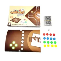50CM Poker Game Portable Poker Game Foldable Chessboard Toy Arabic Strategy Chess STEAM Educational Toy Family Friends Gathering 1