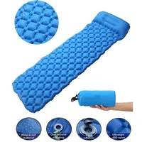 Sleeping Pad Ultralight Inflatable Sleeping Pad for Camping,Ultralight Waterproof Sleeping Mat W/Pillow Hammock Mate air sofa 1