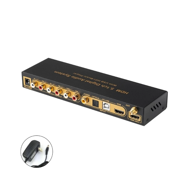 Decodificadores de Som de 5.1 Canais Leitor Usb Que Alterna Automaticamente para os Últimos Decodificadores de Funções de Ud851b - Image 6