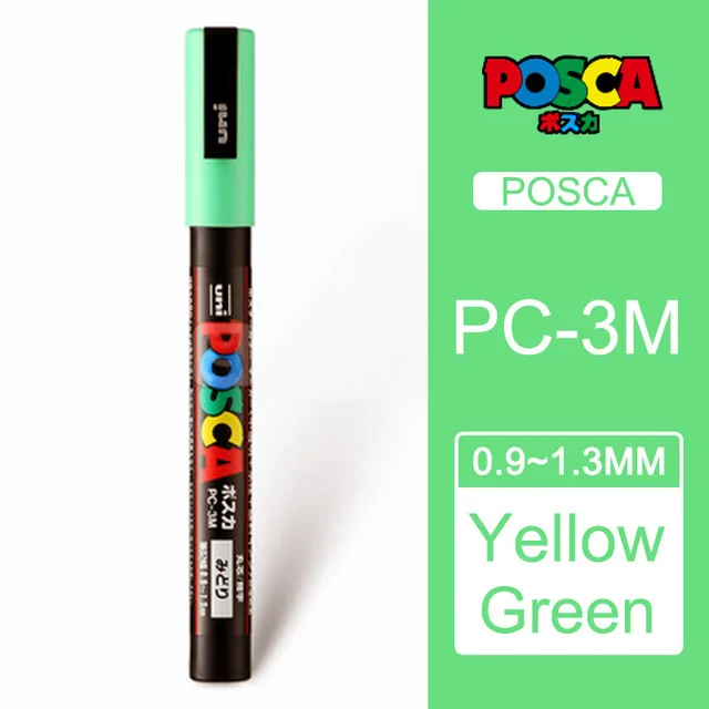 Plumones Posca Set Completo 24 Colores Punta Fina Pc-3m