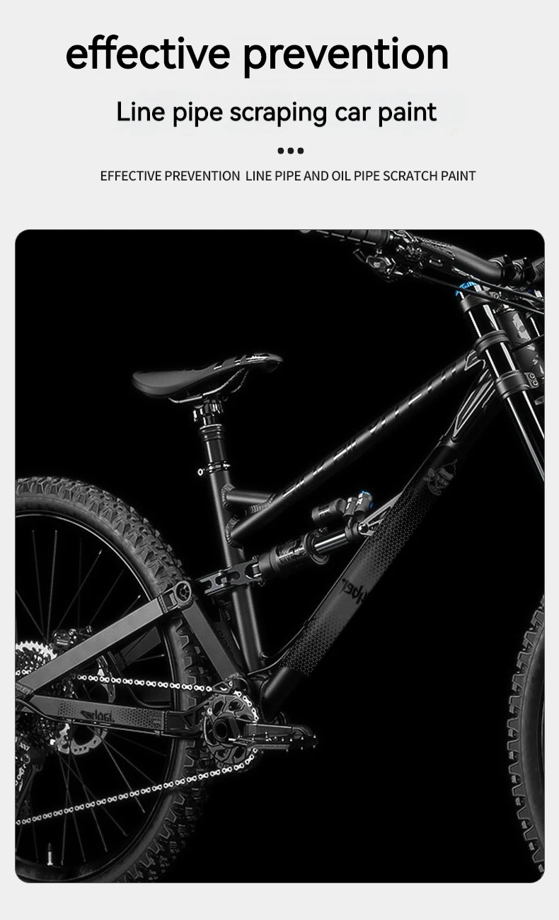 Description Picture 3 of itemENLEE Bicycle Frame Protection Sticker MTB Removable Bike Down Tube Anti-Scratch Sticker Tape Protector Cycling Accessories