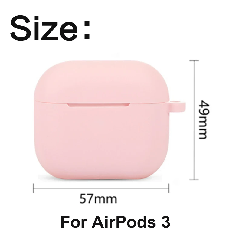 Fall Für Apple Airpods 3 Fall kopfhörer zubehör drahtlose Bluetooth headset silikon Apple Air Pod 3 abdeckung airpods3 fall – Detail 2