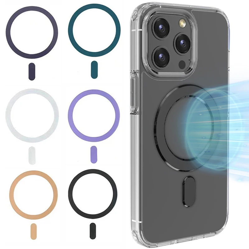 Magnetic Metal Plate Ring for Apple Magsafe Wireless Charger Iron