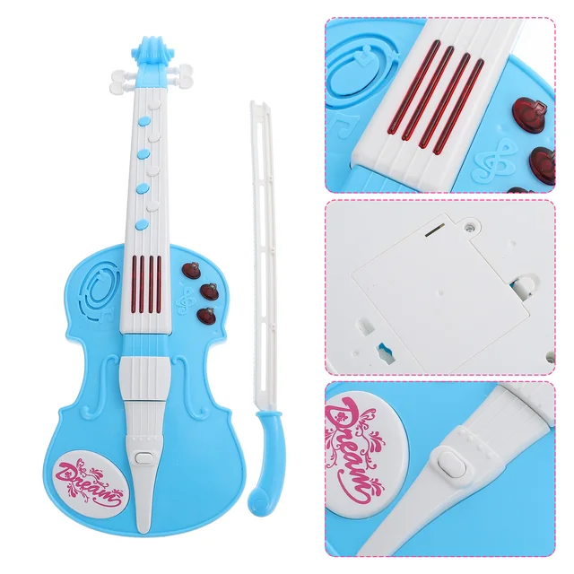 Электронная скрипка, музыка, обучающая игрушка, игрушки для малышей, детский инструмент, подарки для малышей из АБС-пластика 1