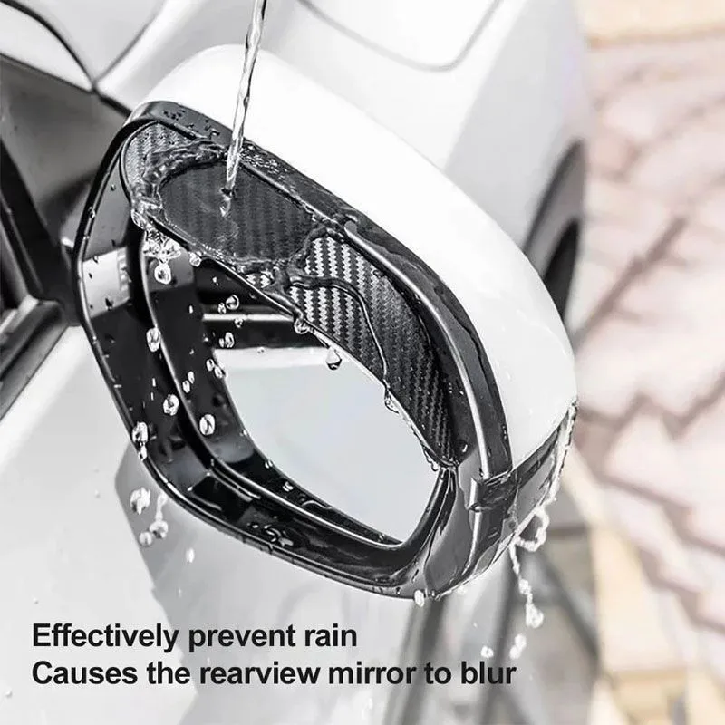 2-piece car rearview mirror rain eyebrow suitable for Mercedes Benz W210 W124 W203 W204 C200 W140 W176 W205 W123 W220 W211 W212