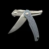 Shirogorov Quantum Cromax PM Blade Titanium Alloy Handle Folding Knife Outdoor Camping Hunting Pocket EDC Tool Knife 4