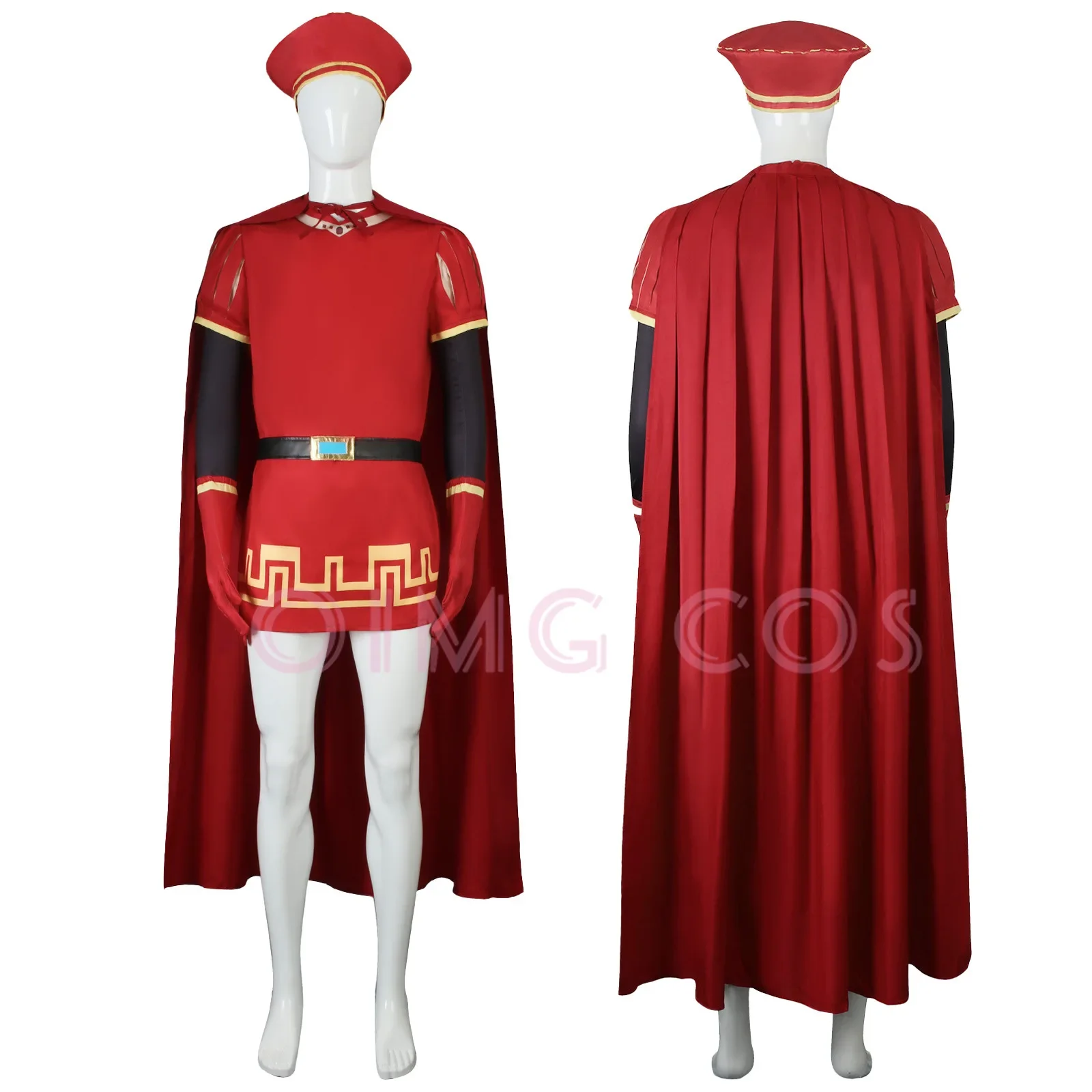 Disfraz de Lord Farquaad, disfraz de Shrek, uniforme de carnaval