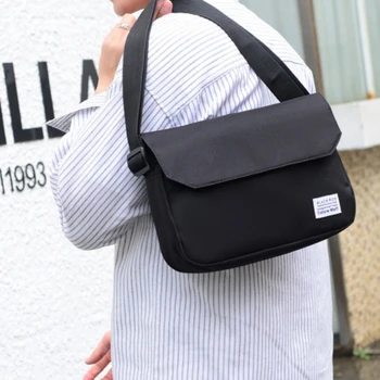 حقيبة يد نايلون خفيفة الوزن للسيدات ، حقائب كتف واحدة ، سعة كبيرة ، كاجوال ، شارع ، عصرية ، تدفق جديد 2