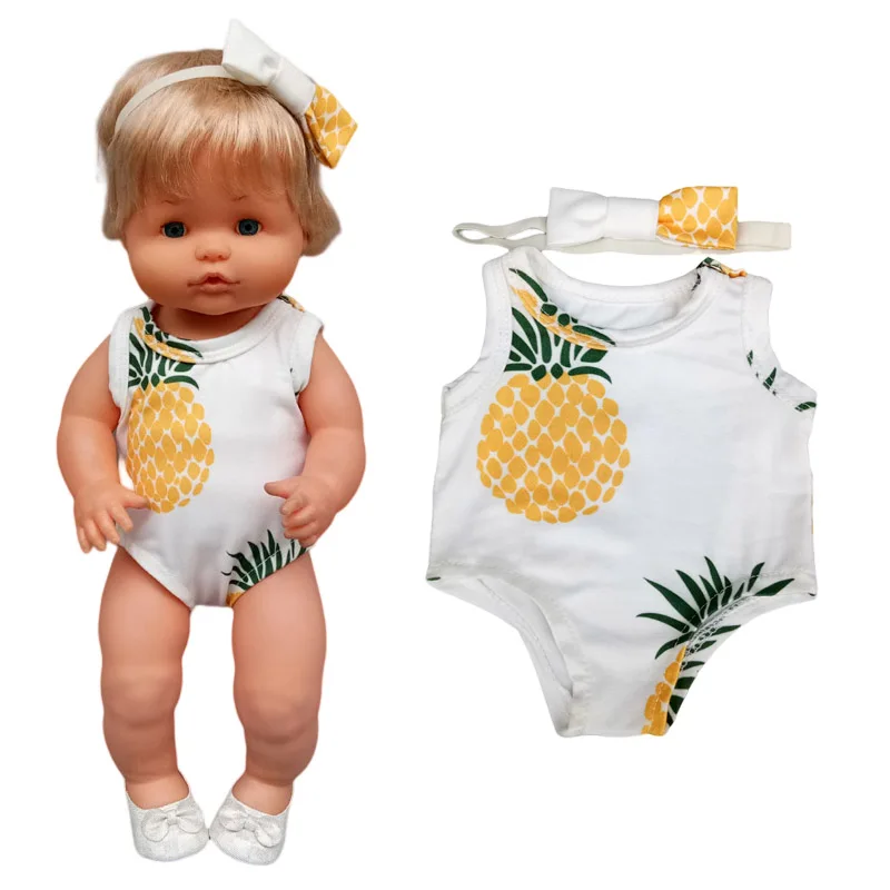 40 Centimetri Baby Doll Bikini Per 16 Pollici Nenuco Ropa Y Su Hermanita 17 Pollici Baby Doll Usura Di Nuoto