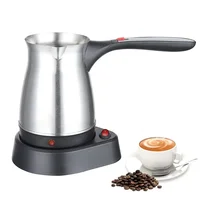 500ml Portable Coffee Machine Electric Turkish Greek Coffee Maker Stainless Steel Machine Moka Pot Coffee Maker 2