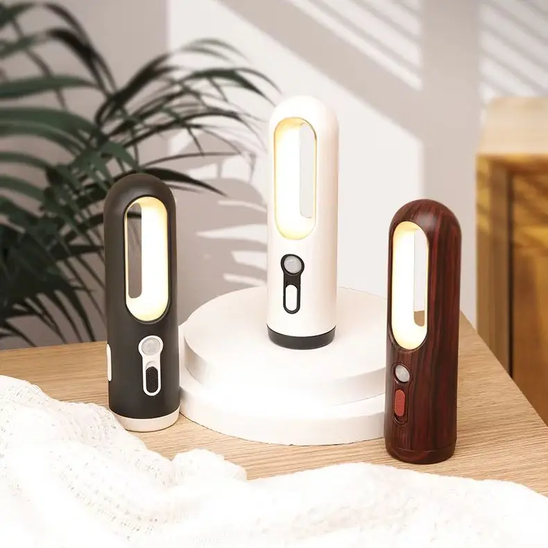 Portable LED Sensor Night Light Flashlight for Bedroom Camping