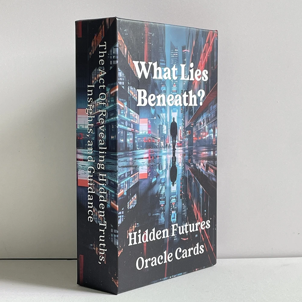 What Lies Beneath?Hidden Futures Oracle Cards Tarot Deck in Box English Version 56-cards Keywords Prophet Divination