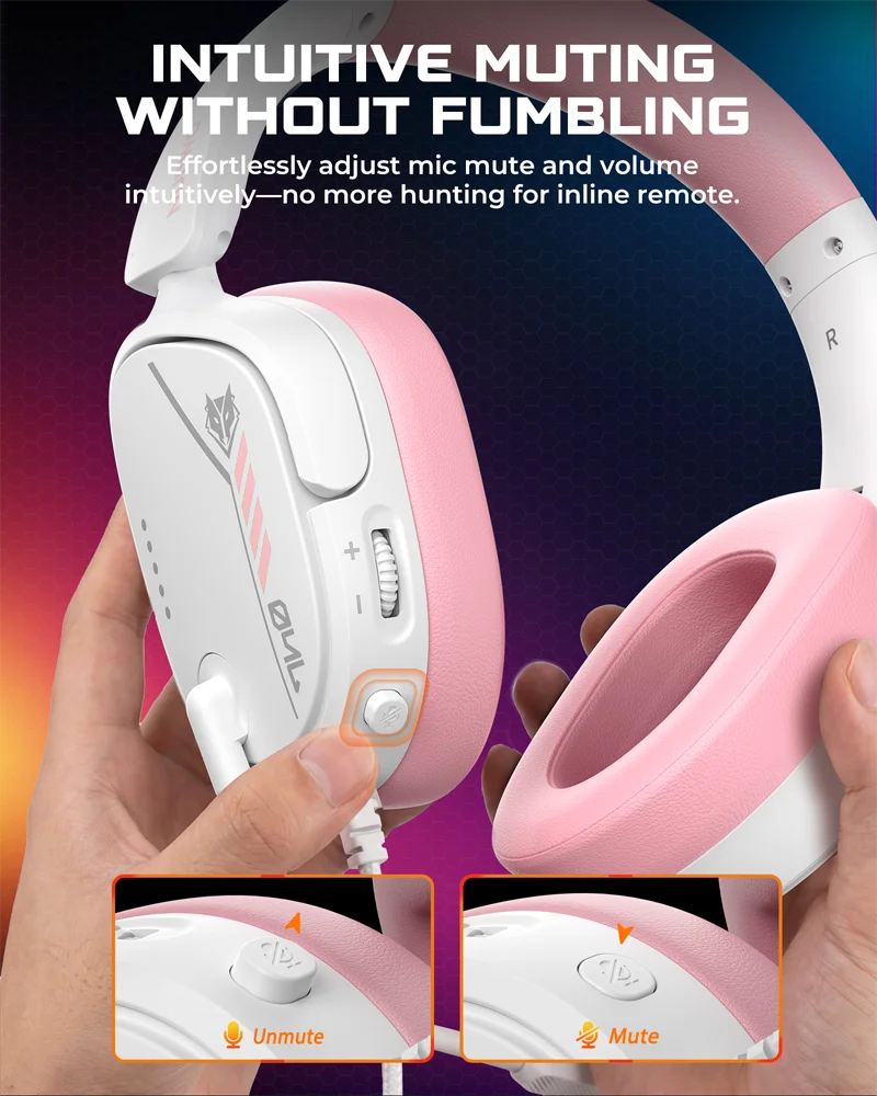 Nubwo Hg04l Lightweight Gaming Headset For Ps5 Ps4 Xbox And Switch_voghion.com
