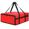 1pc Pizza Delivery Bag Waterproof Non-woven Fabric Insulated Pizza Delivery Bags Grocery Food Bag Portable Replacement Parts 1