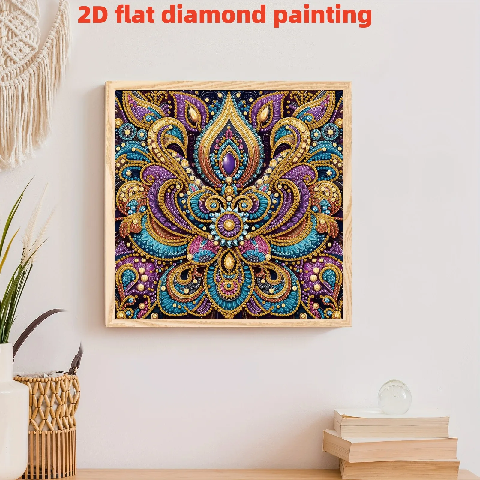 5D DIY Diamond Painting Set Mandala Special Shape Diamond Artwork Gift Wall Decoration Home Decoration - 6