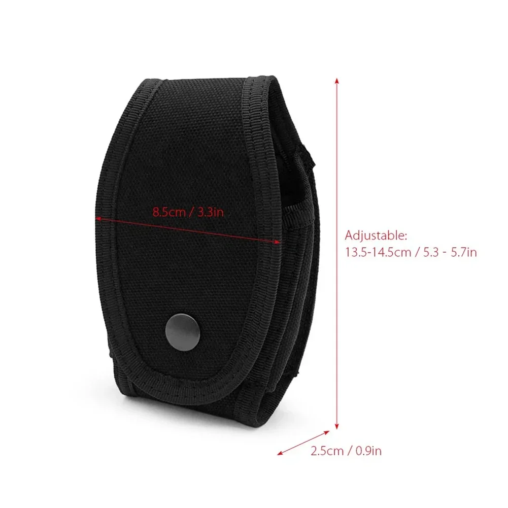 1pc Handcuff Case Nylon 14x9x3.5cm For Duty Belt
