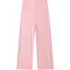 Maternity Clothings Maternity Wide Leg Pregnancy Pants Wear Trousers with Vertical Stripes Clothes for Pregnant Women 6