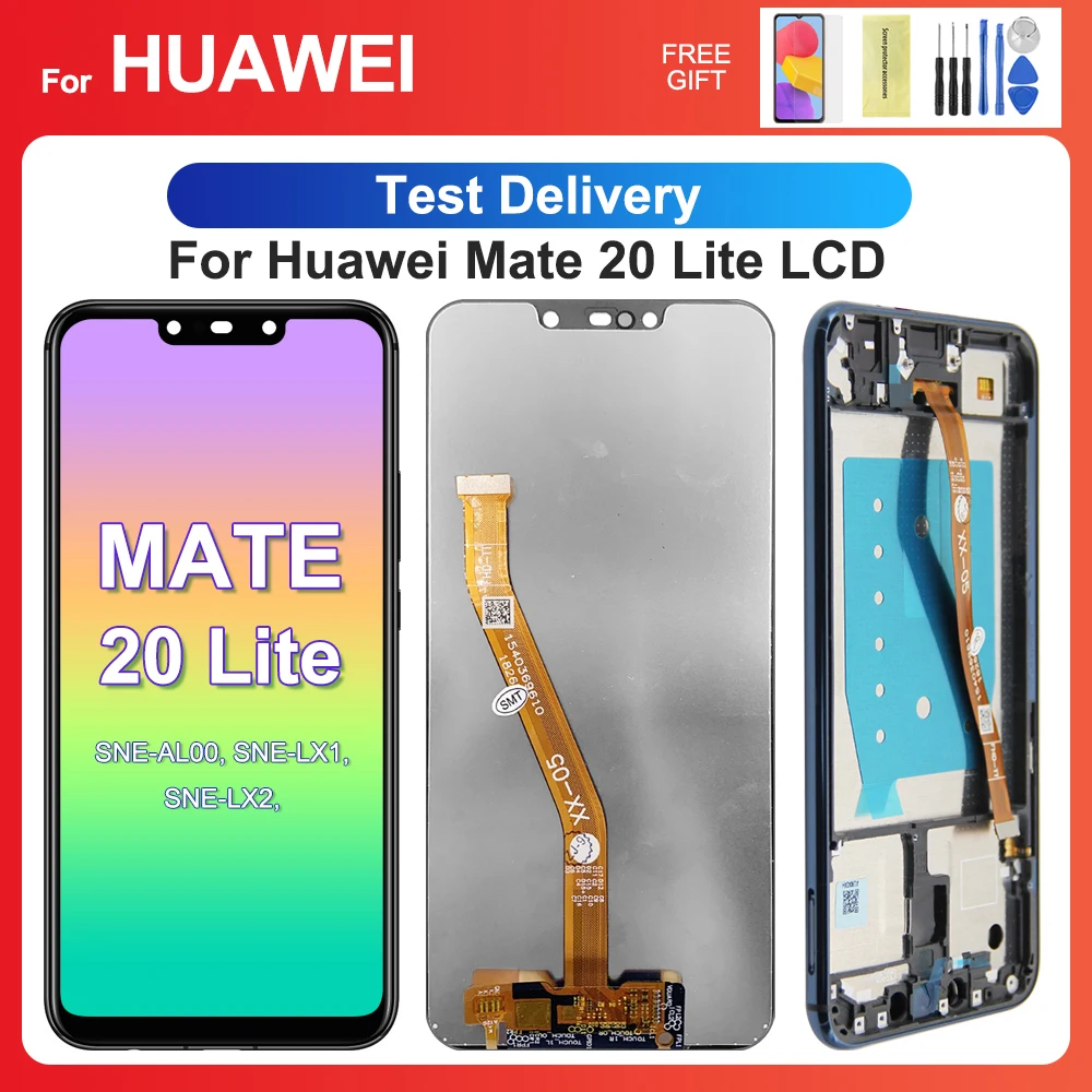 Per Huawei Mate 20 Lite 6.3 ''Per Ori Sne-Al00 Lx1 Lx2 Lx3 Ine-Lx2 Display Lcd Touch Screen Digitizer Assembly Sostituzione