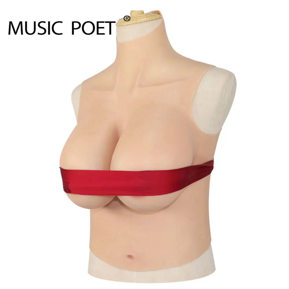 Silicone Breast Form Artificial Fake Boobs With Bikini For