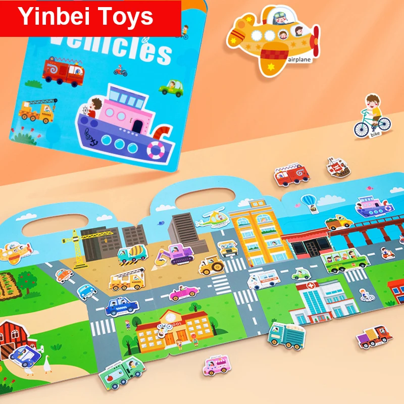 Деревянный пазл для мальчиков подарок мальчика 3D Строительные Обучающие игрушки