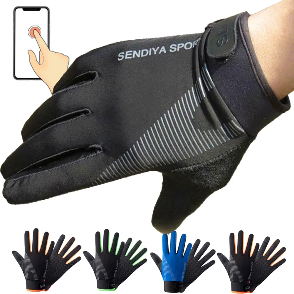 Men Cycling Bicycle Gloves Full Finger Touch Screen Mtb Bike Motorcycle Gym Training Fitness Gloves Summer Outdoor Fishing Glove cycling gloves motorcycle gloves sport gloves sports half finger gloves