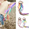 Montessori Style Sensory Toy BPA-free Non-toxic Baby Ribbon Ring Newborns Upwards Develop Colour Recognition Sensory Toy 1