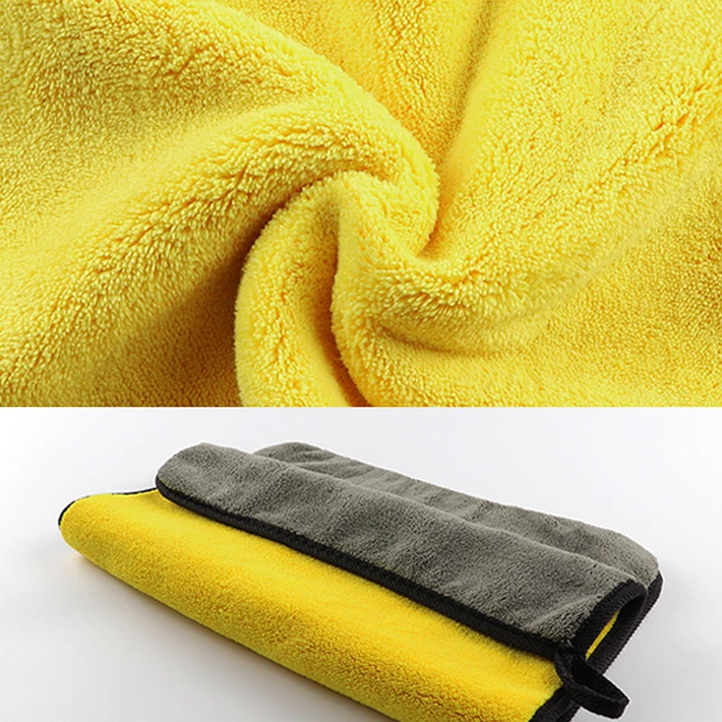 Microfiber Car Towel Car Wash Towel Detailing Care Cleaning Drying Cloth 1/2PCS
