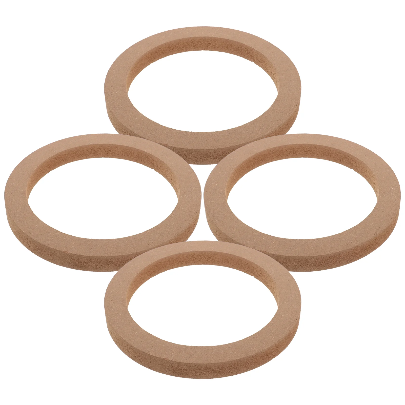 2 Pairs Speaker Spacer Pad For Car 65 Inch Door Spacers Material Durable Slim Interior Parts Claxon Horns Vehicle Audio