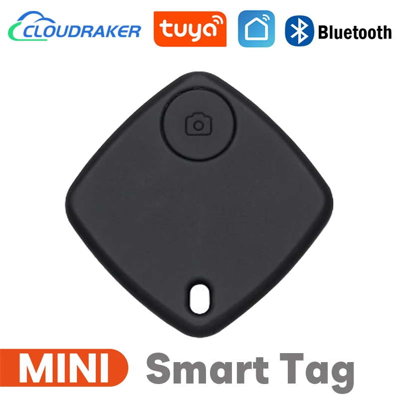 Tuya Mini Smart Tag Bluetooth Wireless Tracker Key Wallet Borsa Per Bagagli Pet Finder Allarme Anti-Smarrimento Bidirezionale Registrazione Della Posi