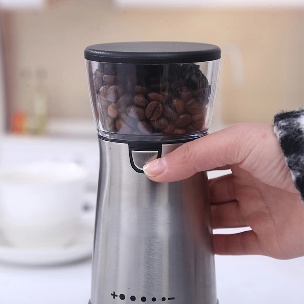 

Stainless Steel Electric Coffee Grinder Portable USB Rechargeable Manual Coffee Mill Machine Bean Grinder Kitchen Coffee Machine