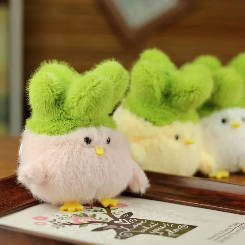 Wuhan merchandise garlic bird keychain 2025 new small pendant cute doll bag pendant exquisite high sense 2