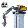 Double E Hydraulic Excavator E111 3-section Arm RC Hydraulic Excavator Metal Model 1/14 EC160E Remote Control Car Boy Toy 1