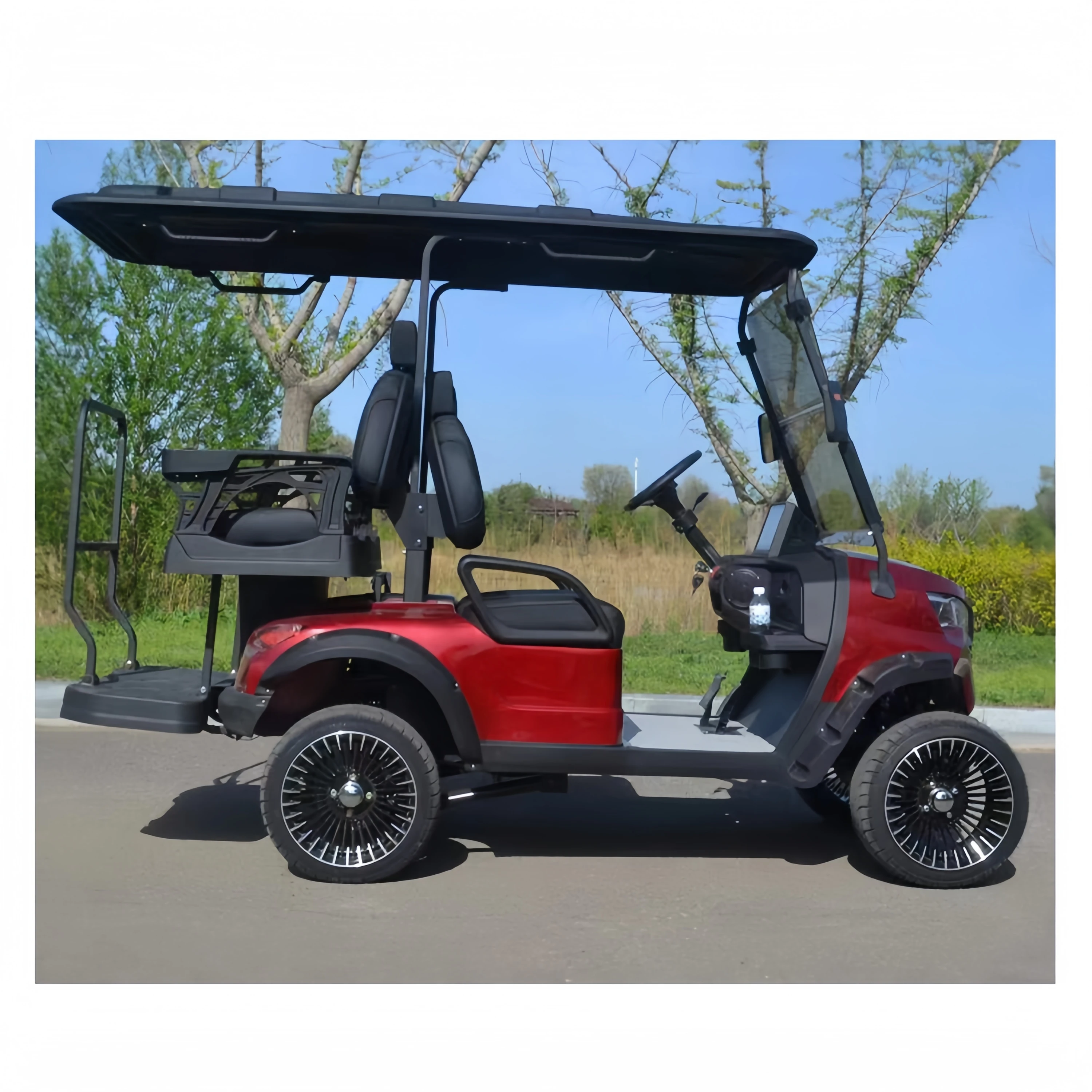 High Quality Low Price Off-road Hunter Cart Basic Edition Lifted 2 Passenger Seaters Hunting Transport Golf Cart