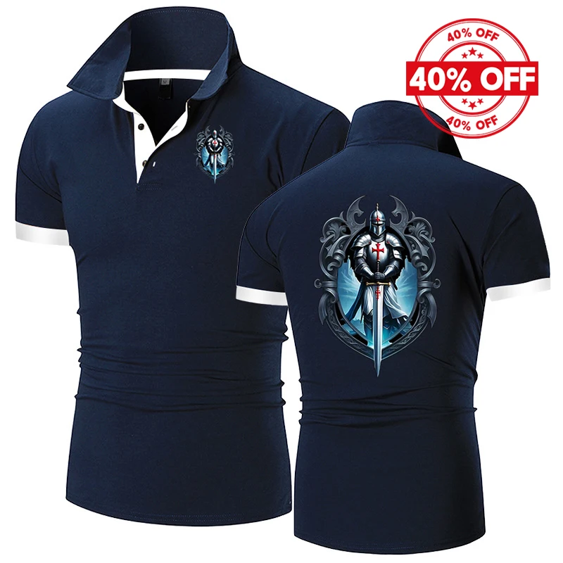 Cotton Polo Shirt Men Summer Casual Short Sleeve