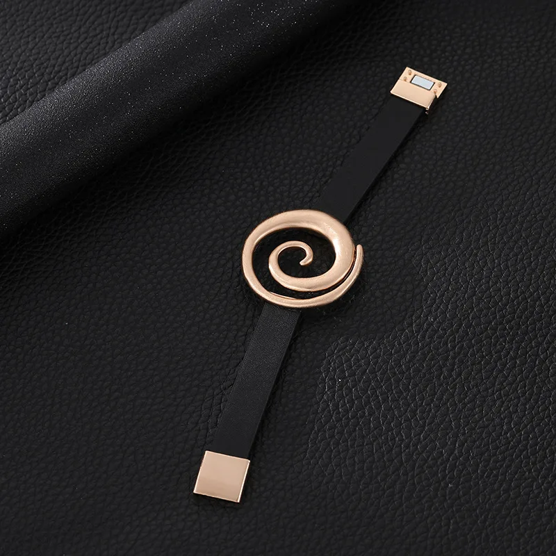 Minimal ausgehöhlte Armbänder aus gebürstetem Faden, Legierung für Damen, OL, hochwertiges Lederarmband, Charm-Schmuck