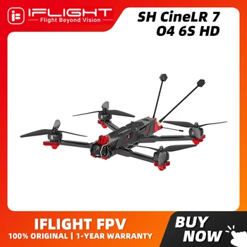 iFlight SH CineLR 7 O4 6S HD Drone da 7 pollici BNF con unità aerea O4 Pro / XING2 2809 Motore 1250KV per FPV a lungo raggio