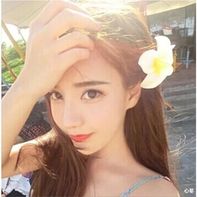 

1PC Porcelain Flower For Beach Hair
