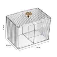 Transparent Cosmetics Storage Box Acrylic Makeup Organizer for Lipstick Removal Dust-Proof Cosmetics Storage Container 6