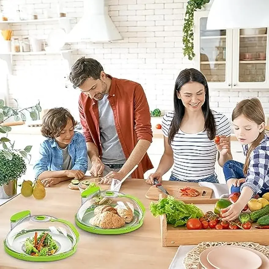 Microwave Splatter Cover Handle Water Storage Box Kitchen Gadgets Accessories microwave splatter cover