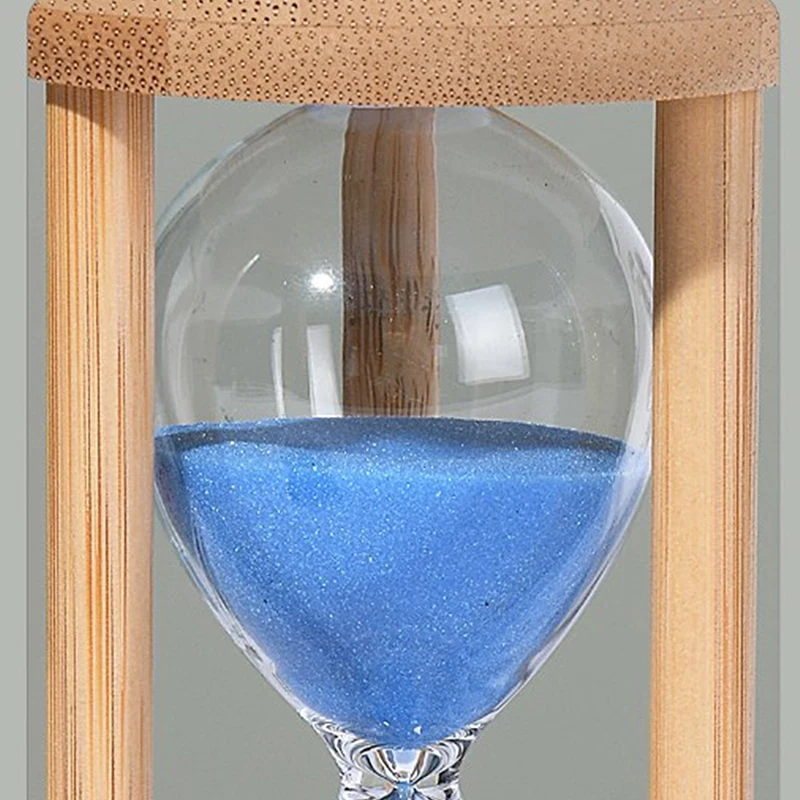 Sand Timer 5 Minutes Wooden Hourglass Mini Desktop Decoration For Kids Gift