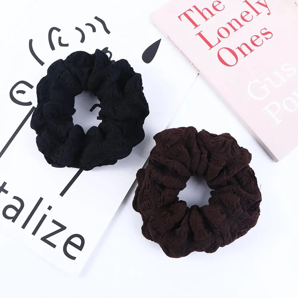 

Large Intestine Bubble Ponytail Rubber Band Spring Hair Ring Cloth Hair Rope Korean Style Scrunchies Female Hair Accessories