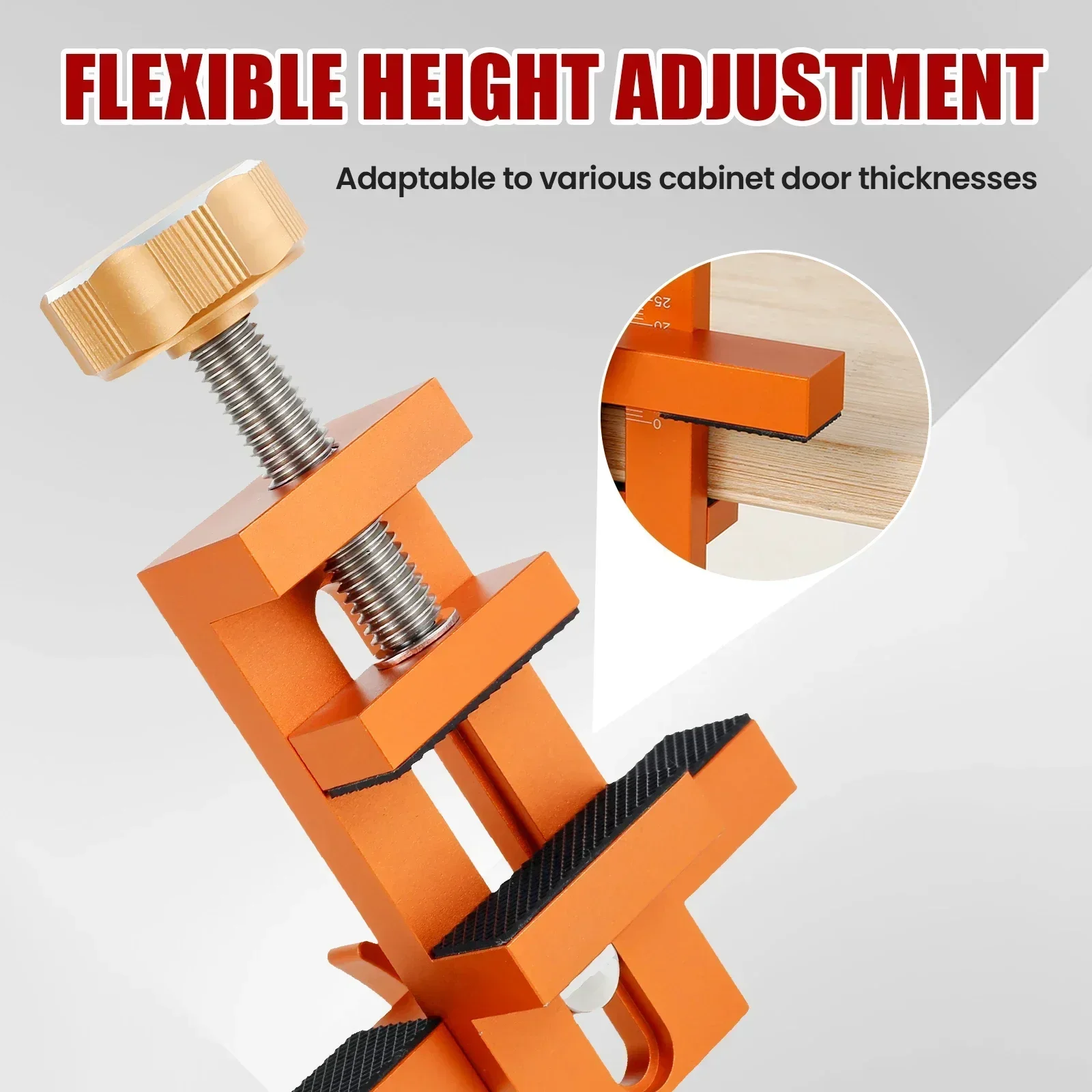 2-in-1 Woodworking Cabinet Door Installation & Positioning Jig