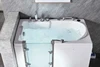 Hot selling acrylic walk-in bathtub with lights old people disabled person massage air bubble walk in bathtubs 2