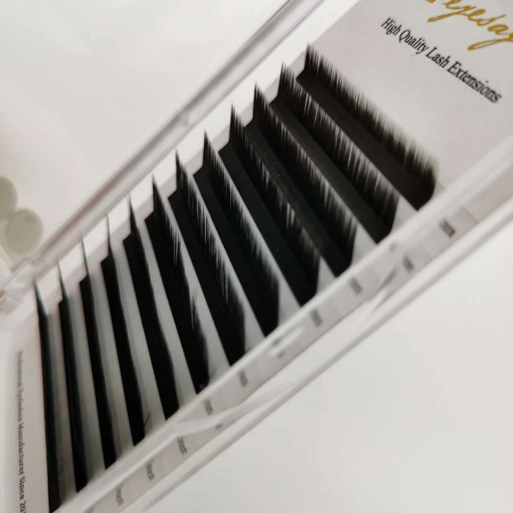 Description Picture 5 of itemL Curl False Eyelash Extension 8-15mm Mix Matte Black Mink Individual Lashes Extension Korean Make-up For Women Beauty