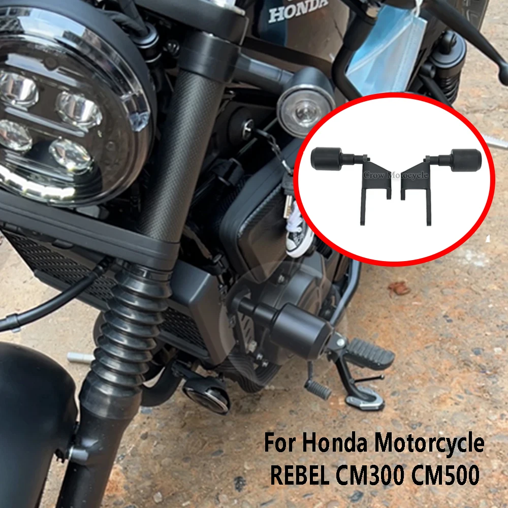 

Для мотоцикла Honda REBEL CM300 CM500 Улучшенная Сфера защиты двигателя защита от падения аксессуары