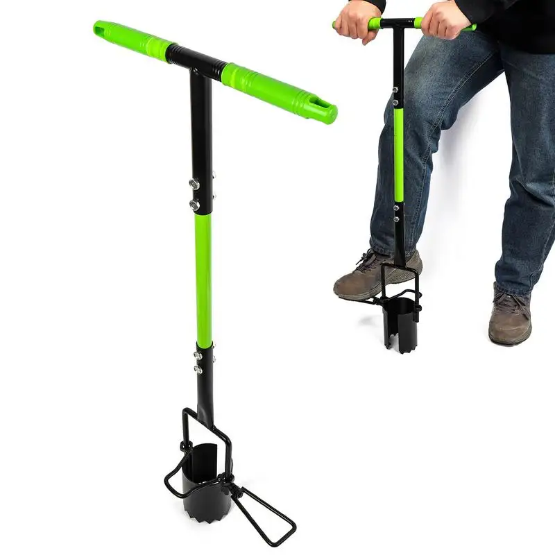Digging Holes Tool For Planting Flowers Planter Device Non-Slip Ergonomic Handle Garden Digging Holes Tool For Weeding Soil