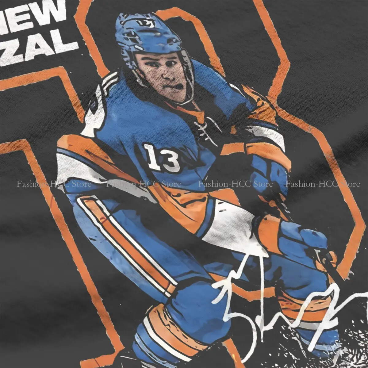 Wallpaper Barzal Shirt Mathew Barzal Unique Polyester TShirt Ice
