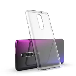 Premium Transparent Soft TPU Phone Cases - Ultra-Clear Back Covers for OnePlus 7T (Clear)