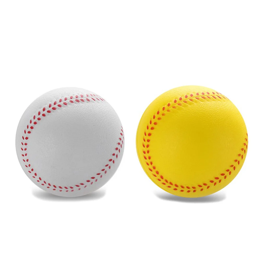 

Elastic Stress Relief Baseball 6cm Soft PU Foam Practice Ball For Children Indoor Outdoor Games Training Exercise Toy Softball